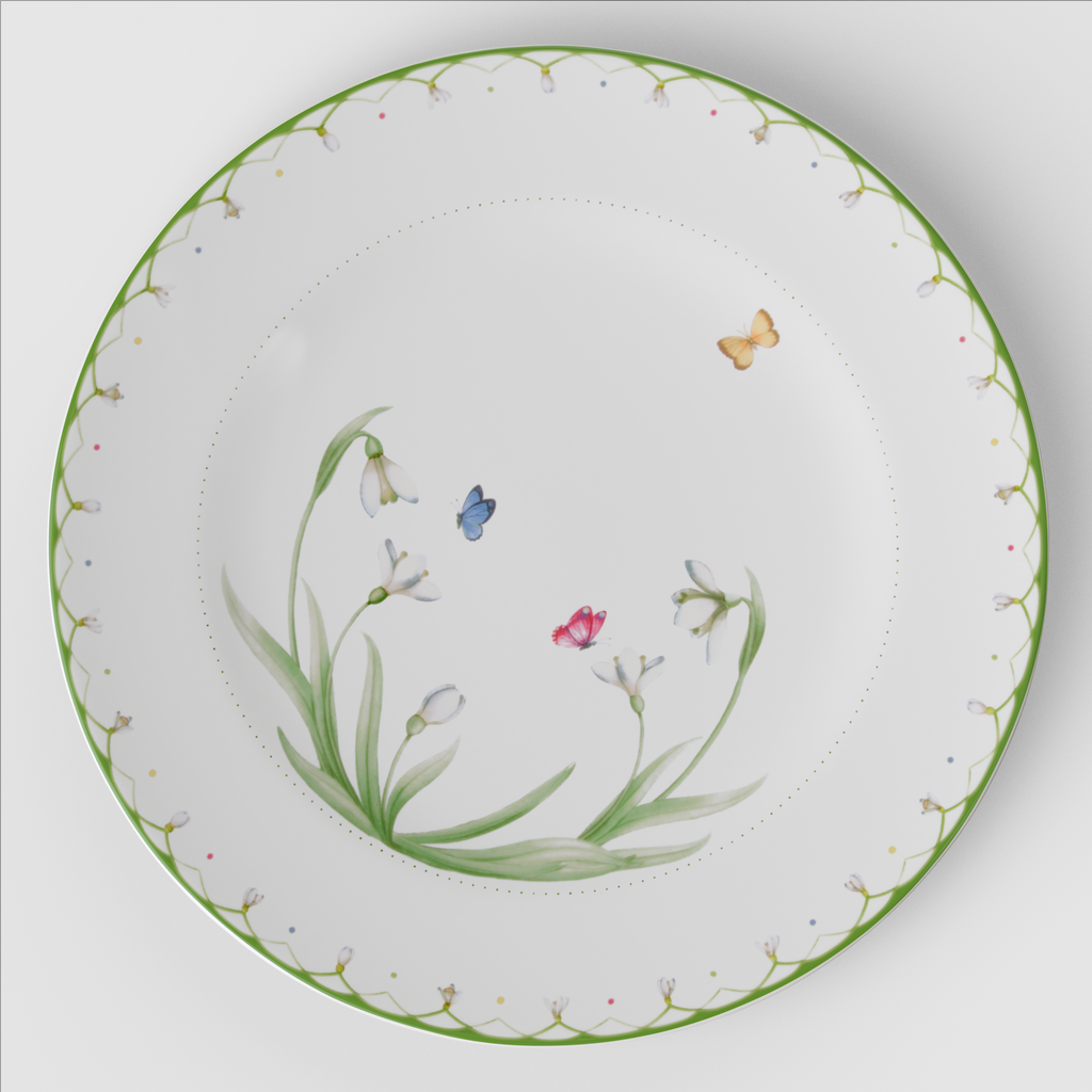 Colourful Spring Serving/ Under Plate