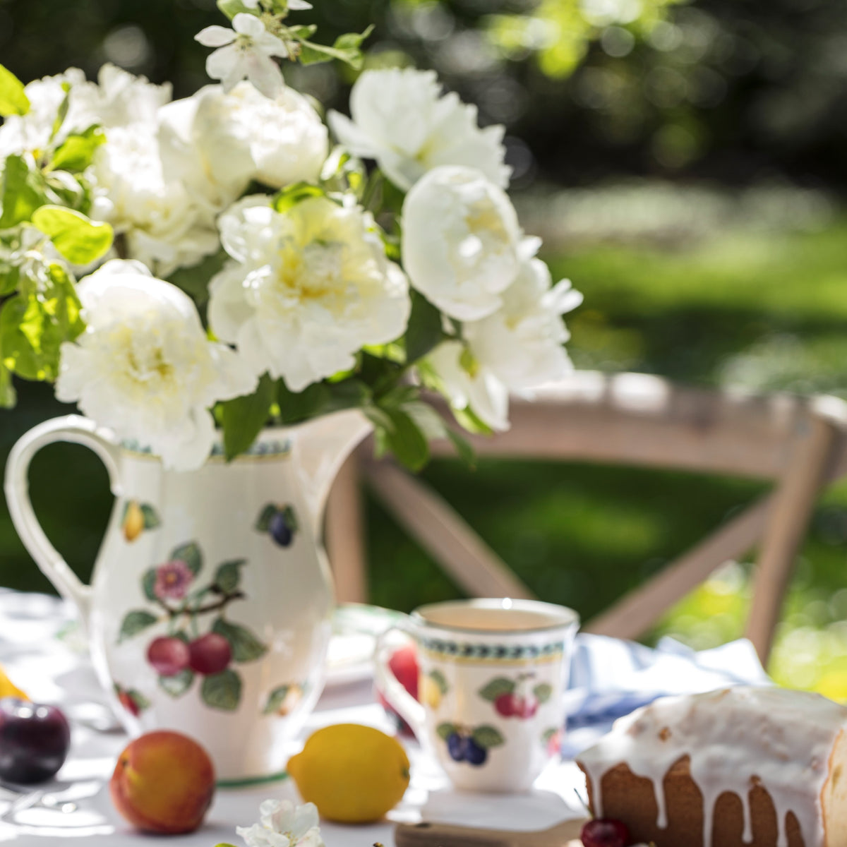 French Garden Pitcher