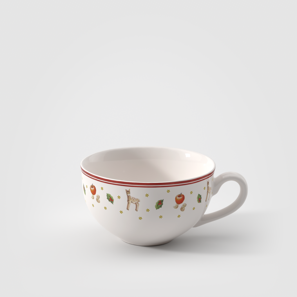 Toy's Delight White coffee cup