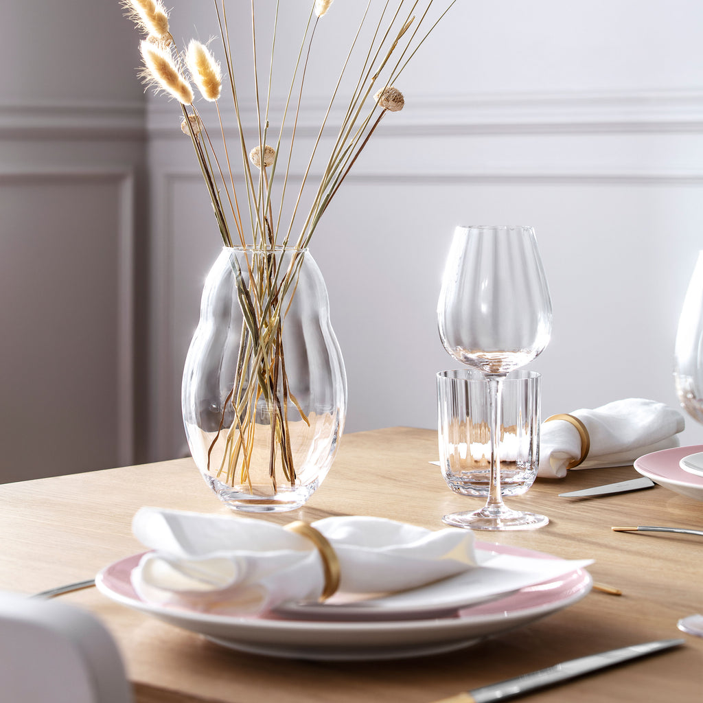 Rose Garden White wine glass