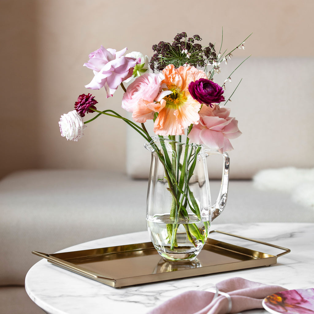 Rose Garden Glass pitcher