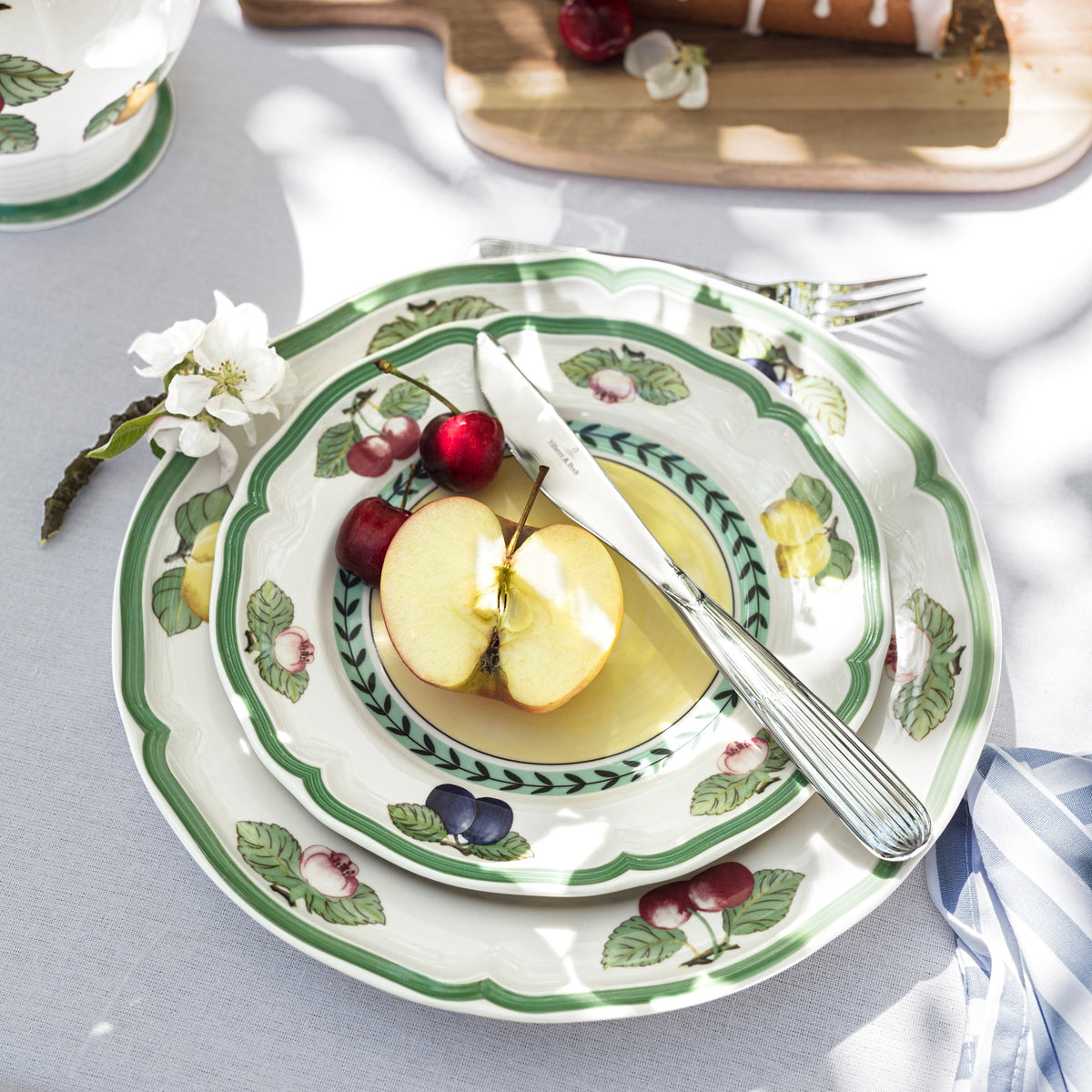 French Garden Dinner plate