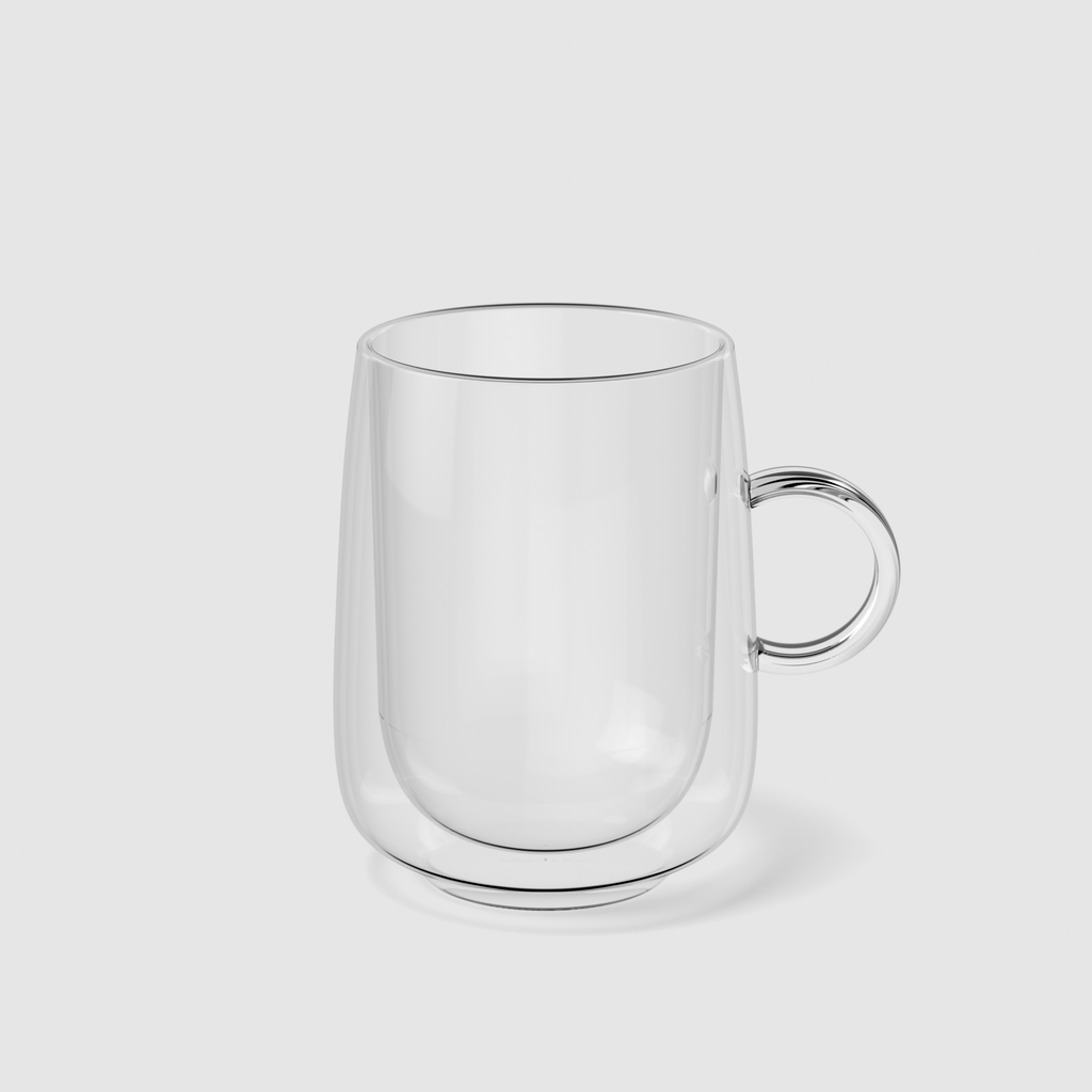 Artesano Latte glass with handle