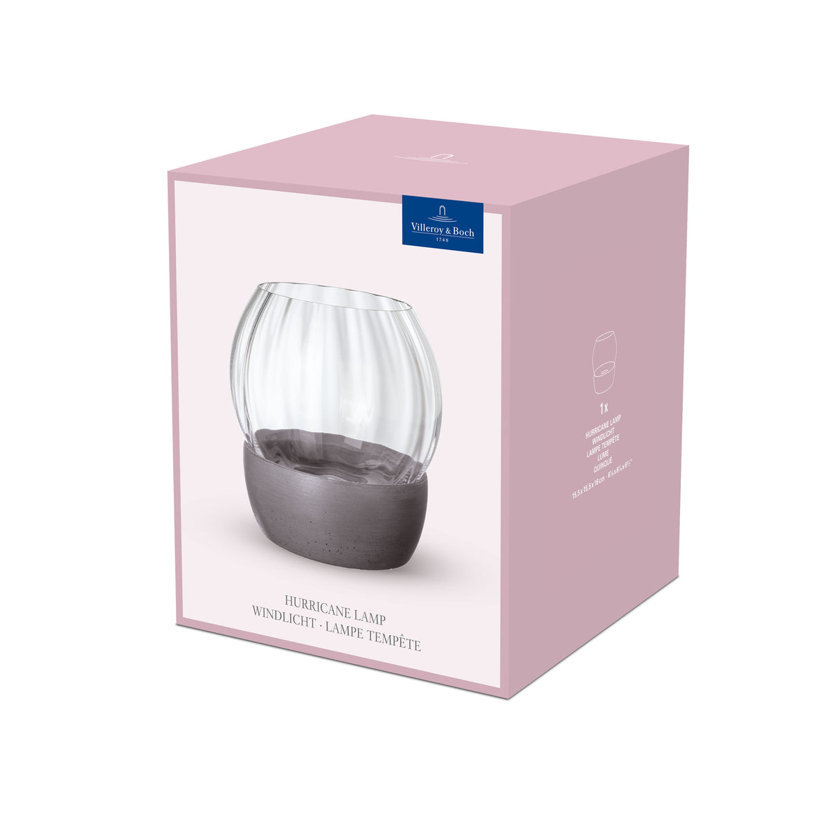 Rose Garden Hurricane lamp