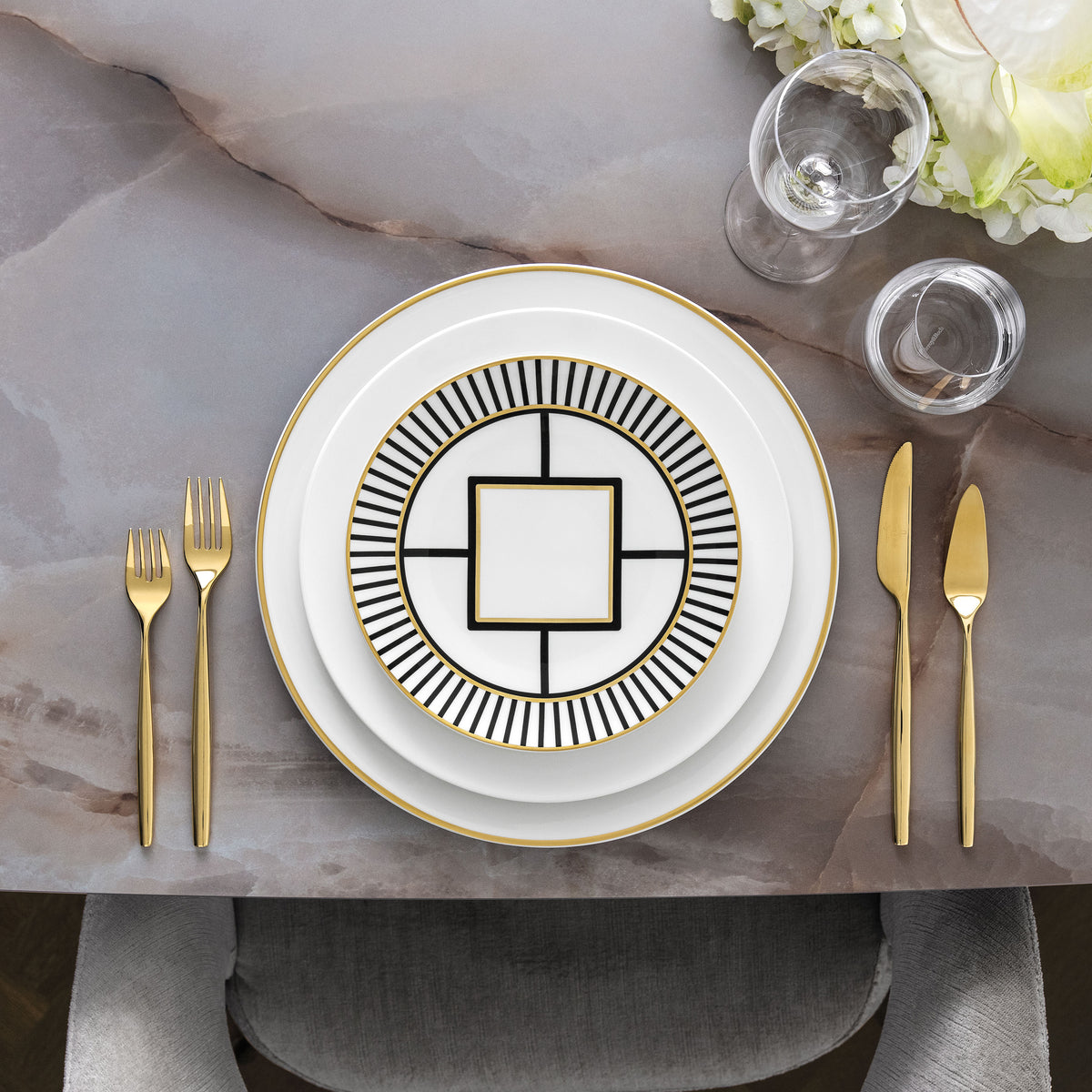 MetroChic Salad/ Dessert Plate
