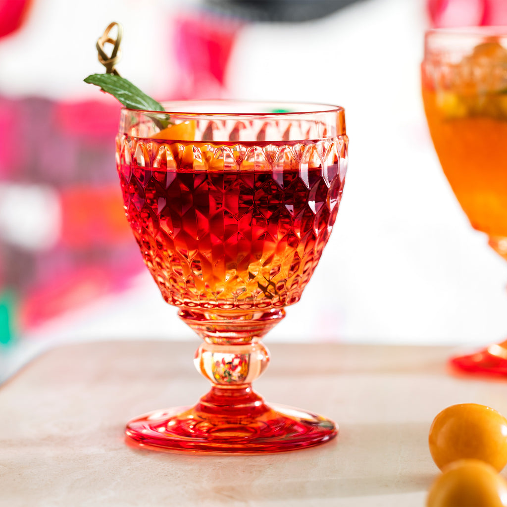 Boston Red wine glass