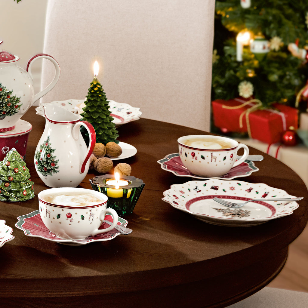 Toy's Delight White coffee cup