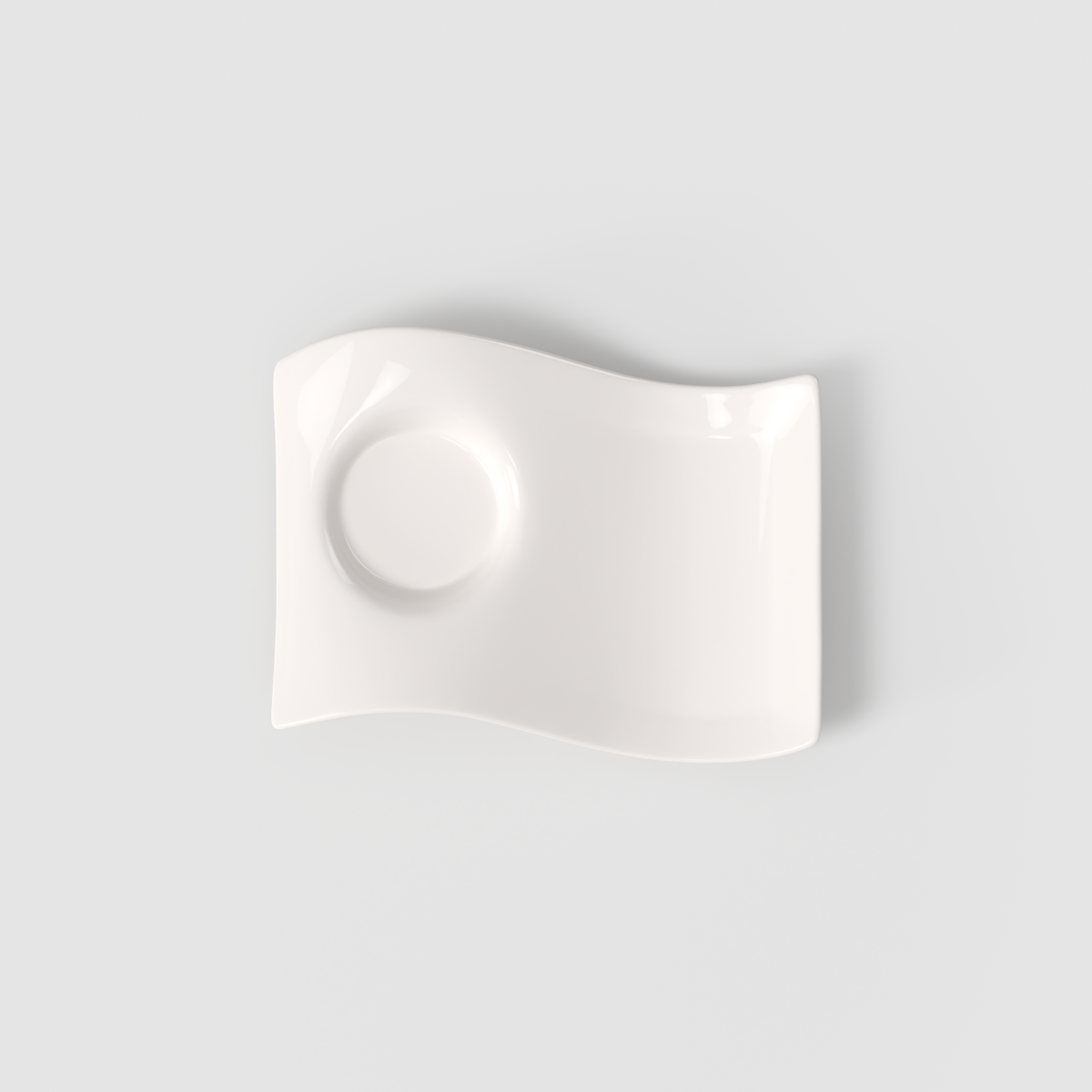 NewWave White coffee cup saucer