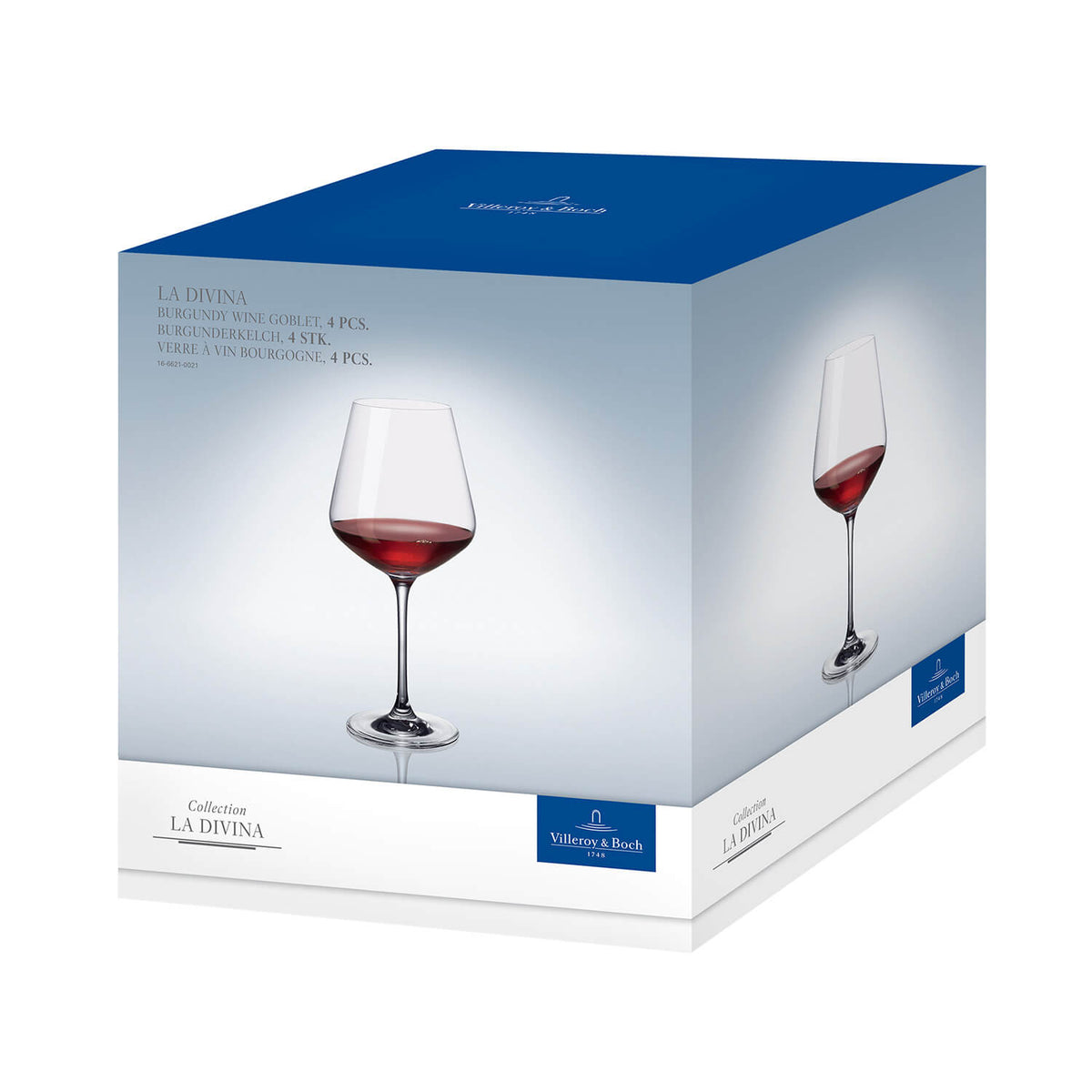 La Divina Burgendy wine glass