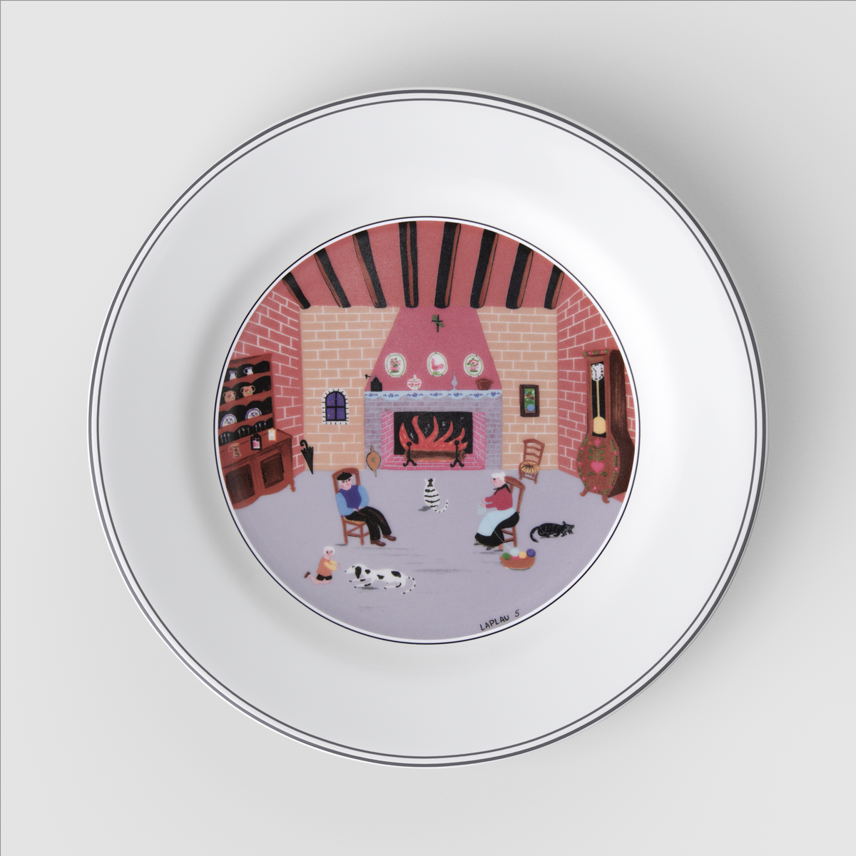 Design Naif Salad/ Dessert Plate