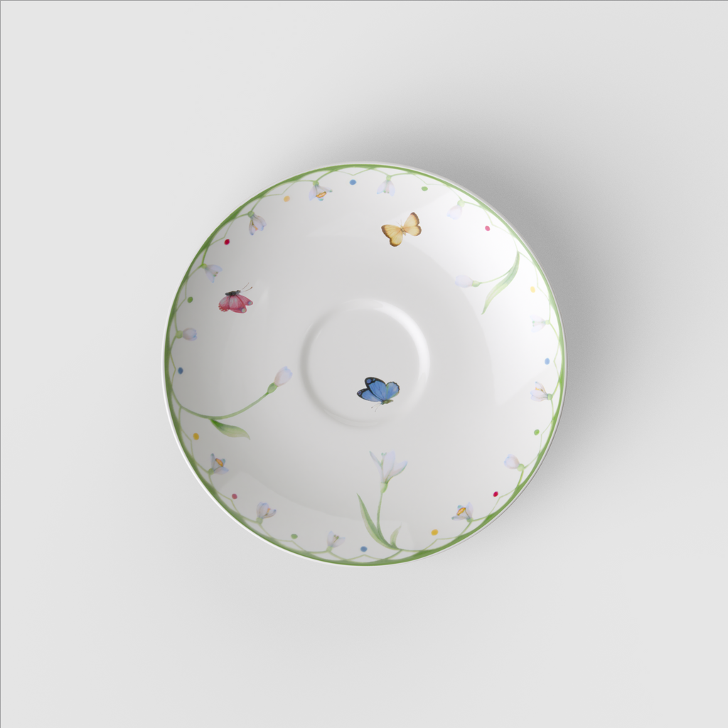Colourful Spring Coffee cup saucer
