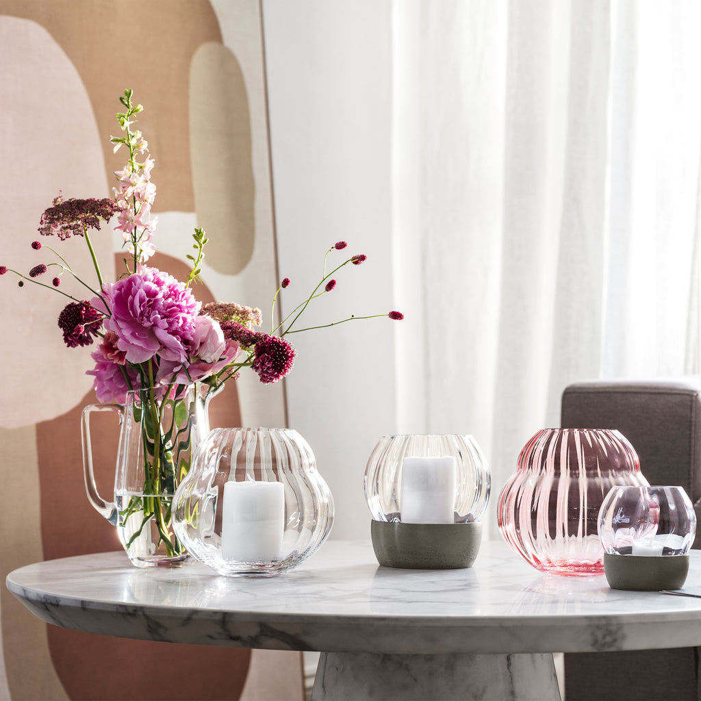 Rose Garden Hurricane lamp