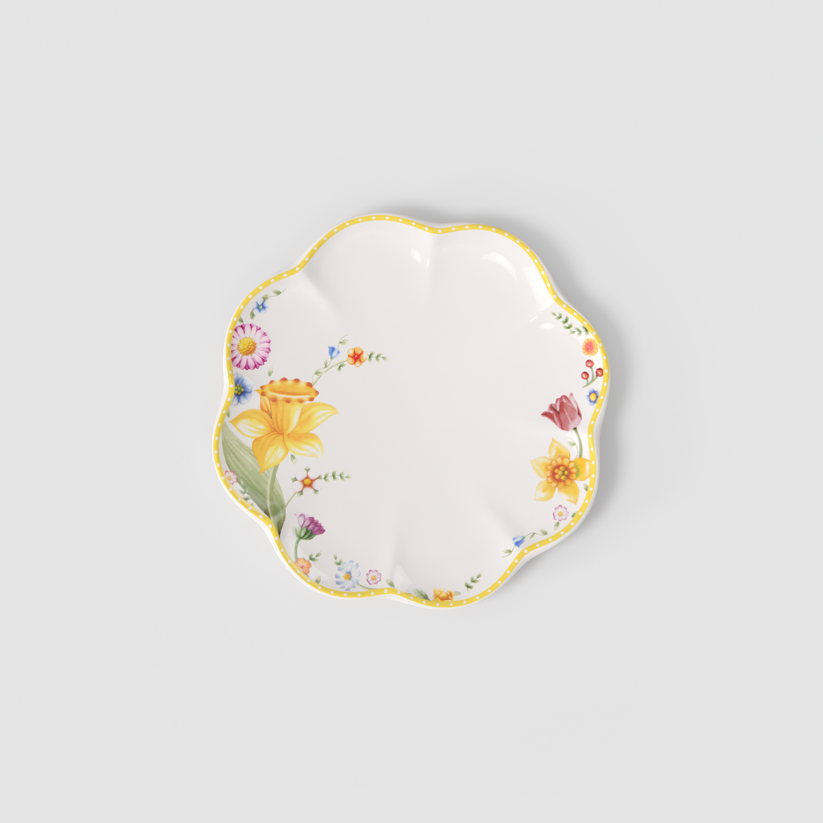 Spring Awakening Salad/ Dessert Plate