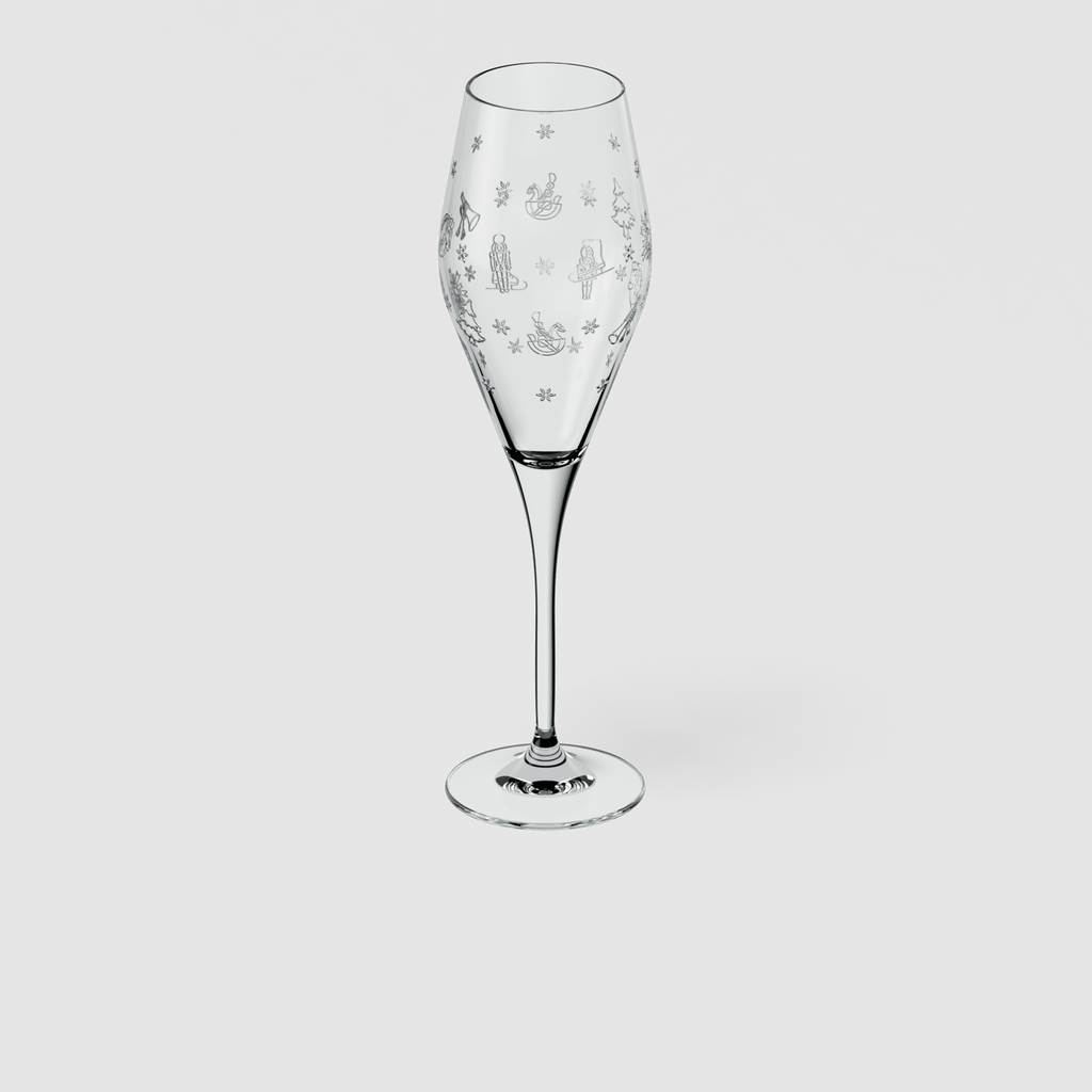 Toy's Delight Champagne glass