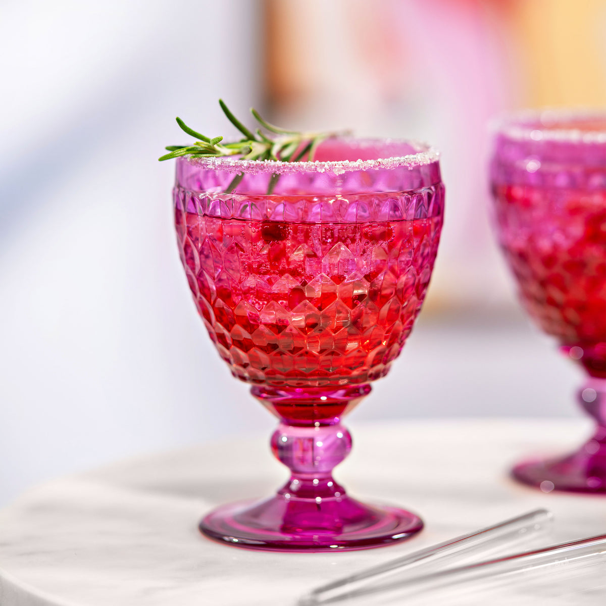 Boston Red wine glass
