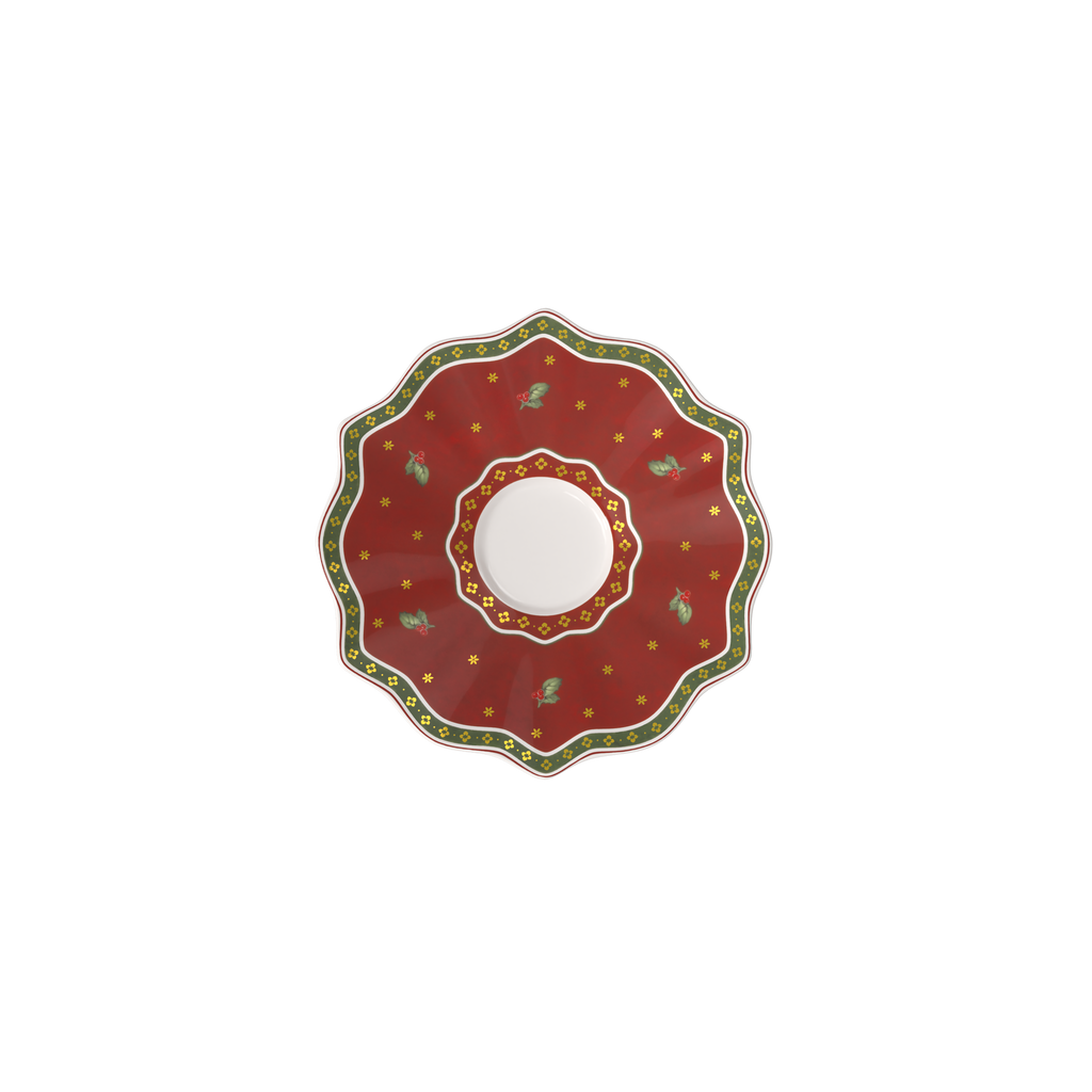 Toy's Delight White coffee cup saucer