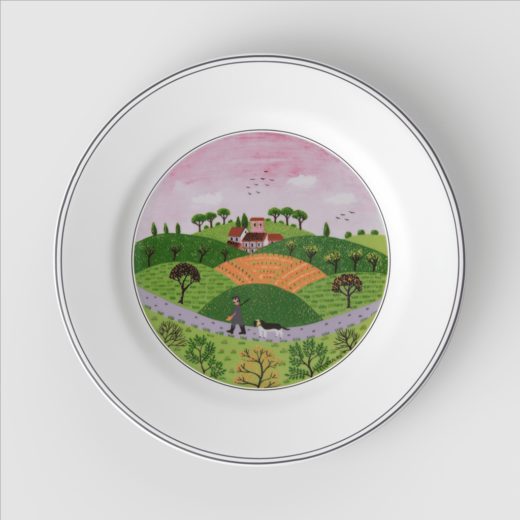 Design Naif Salad/ Dessert Plate