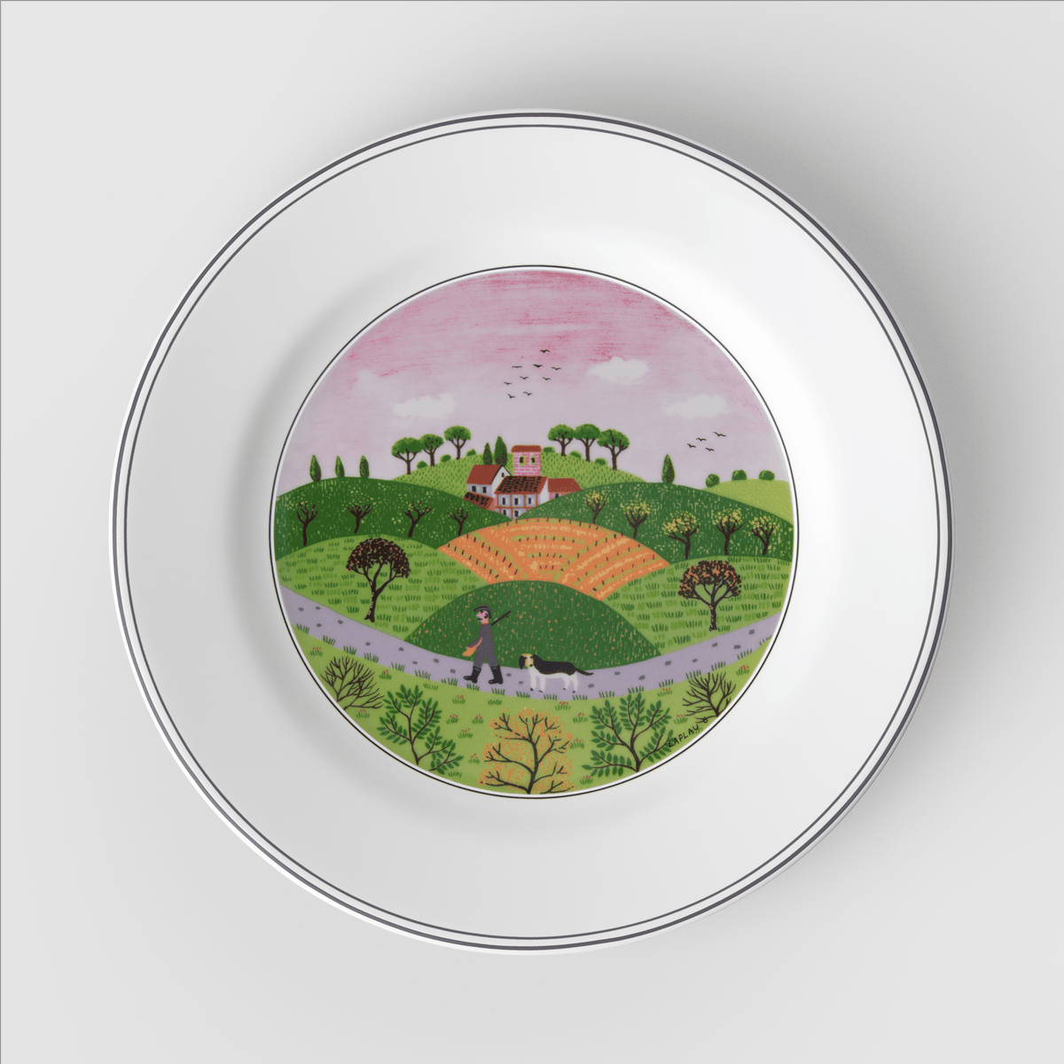 Design Naif Salad/ Dessert Plate
