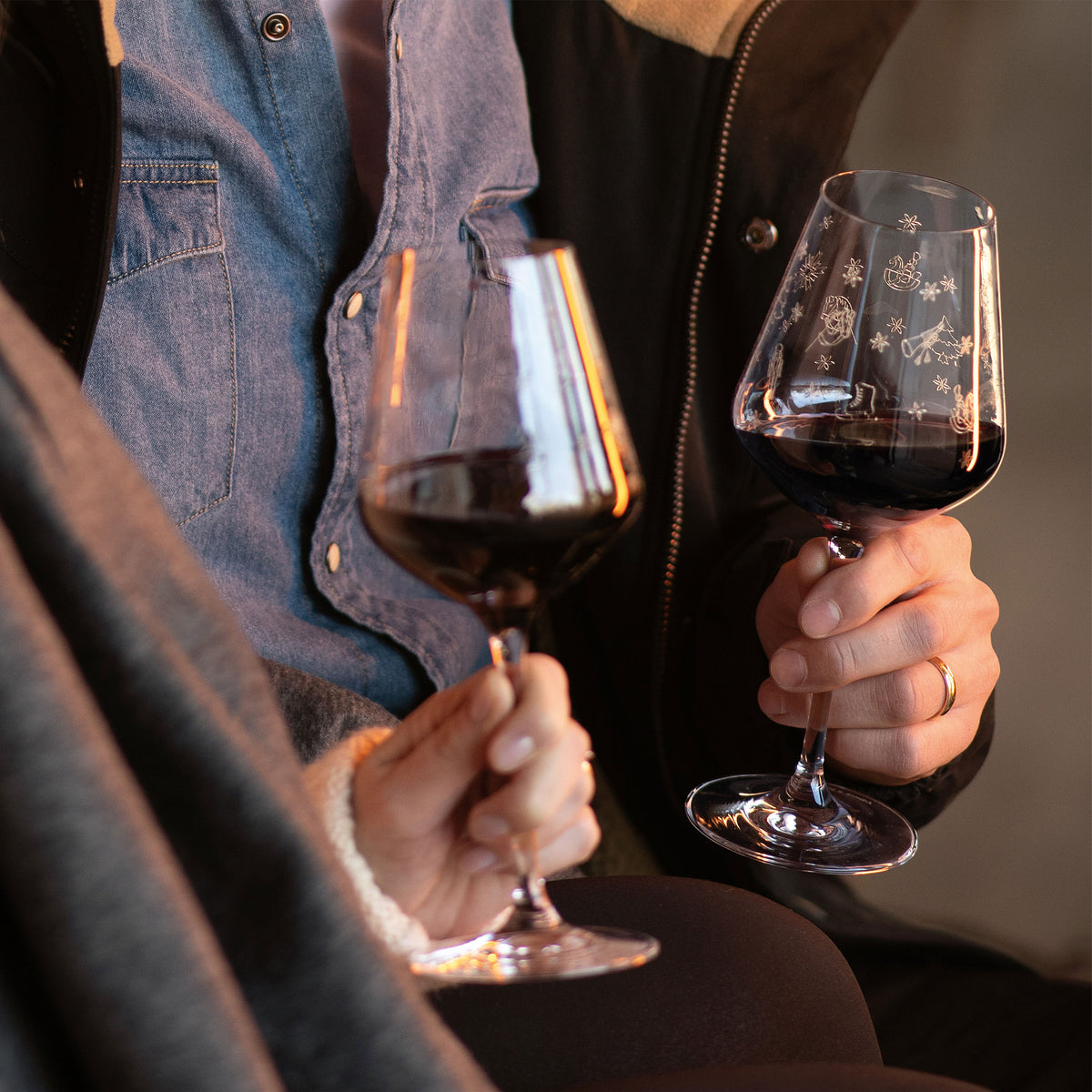 Toy's Delight Red wine glass