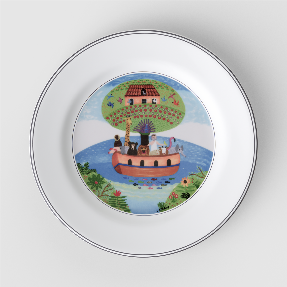 Design Naif Salad/ Dessert Plate