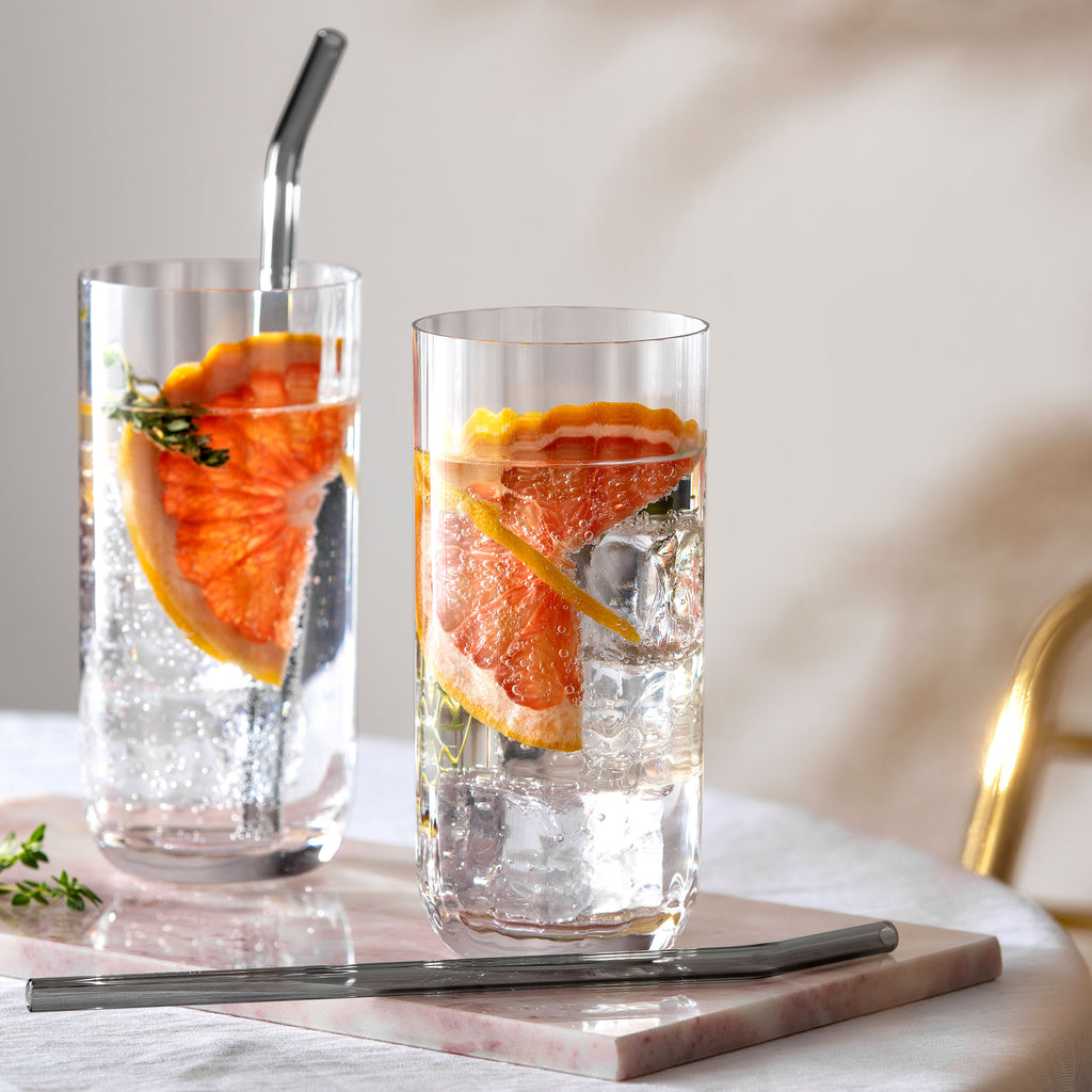 Rose Garden Highball glass