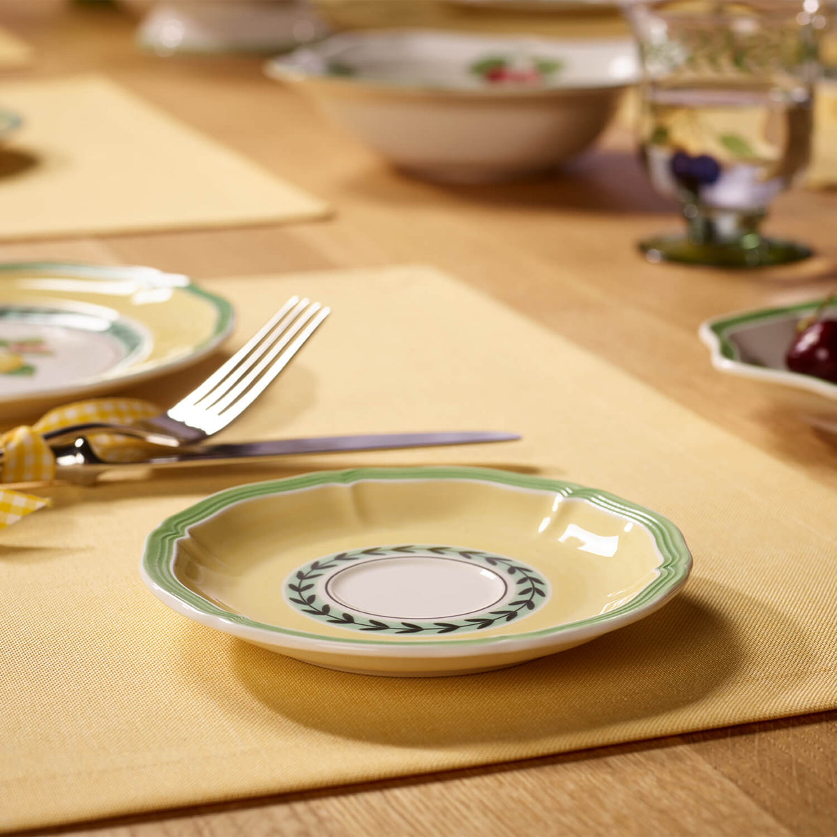 French Garden Coffee cup saucer