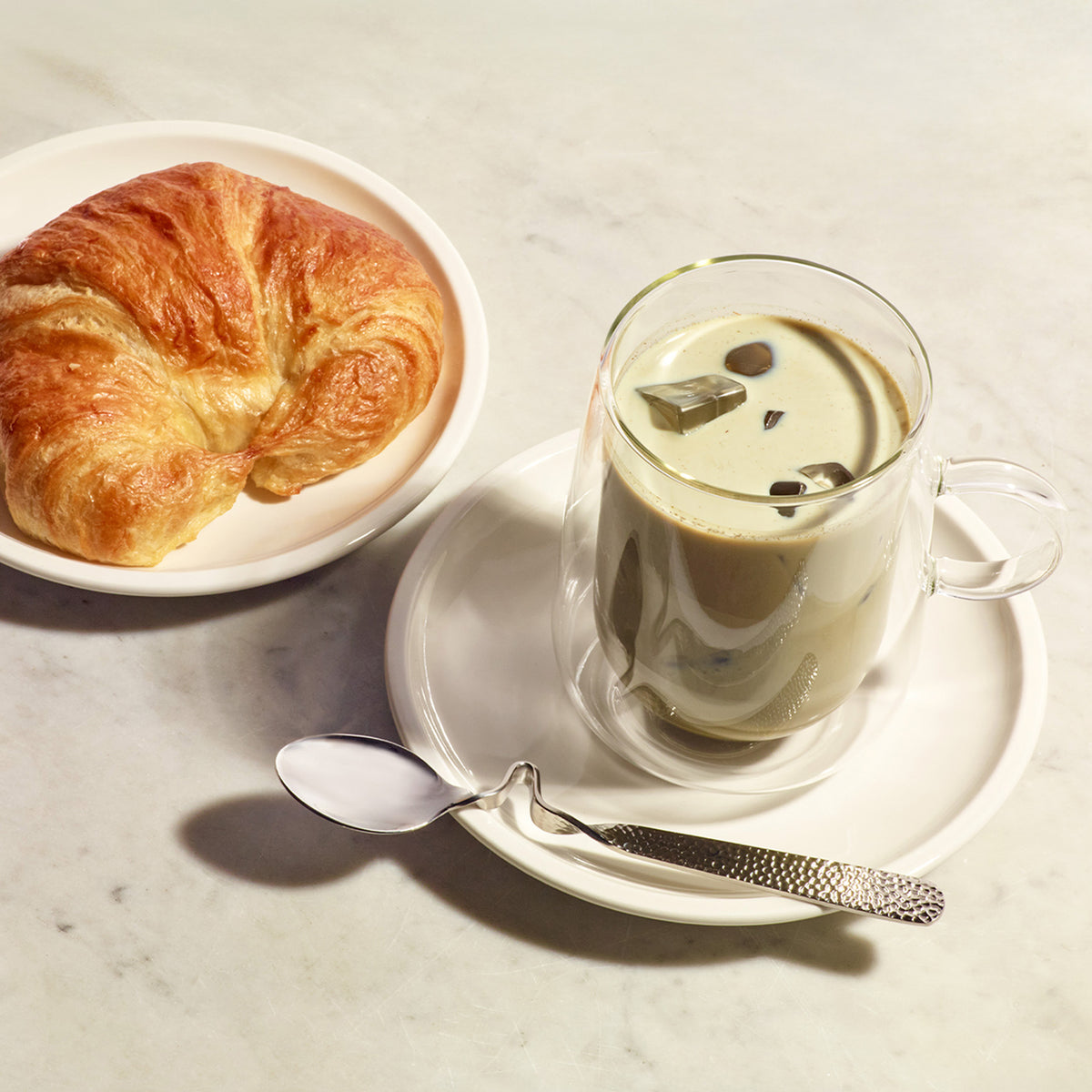 Artesano Latte glass with handle