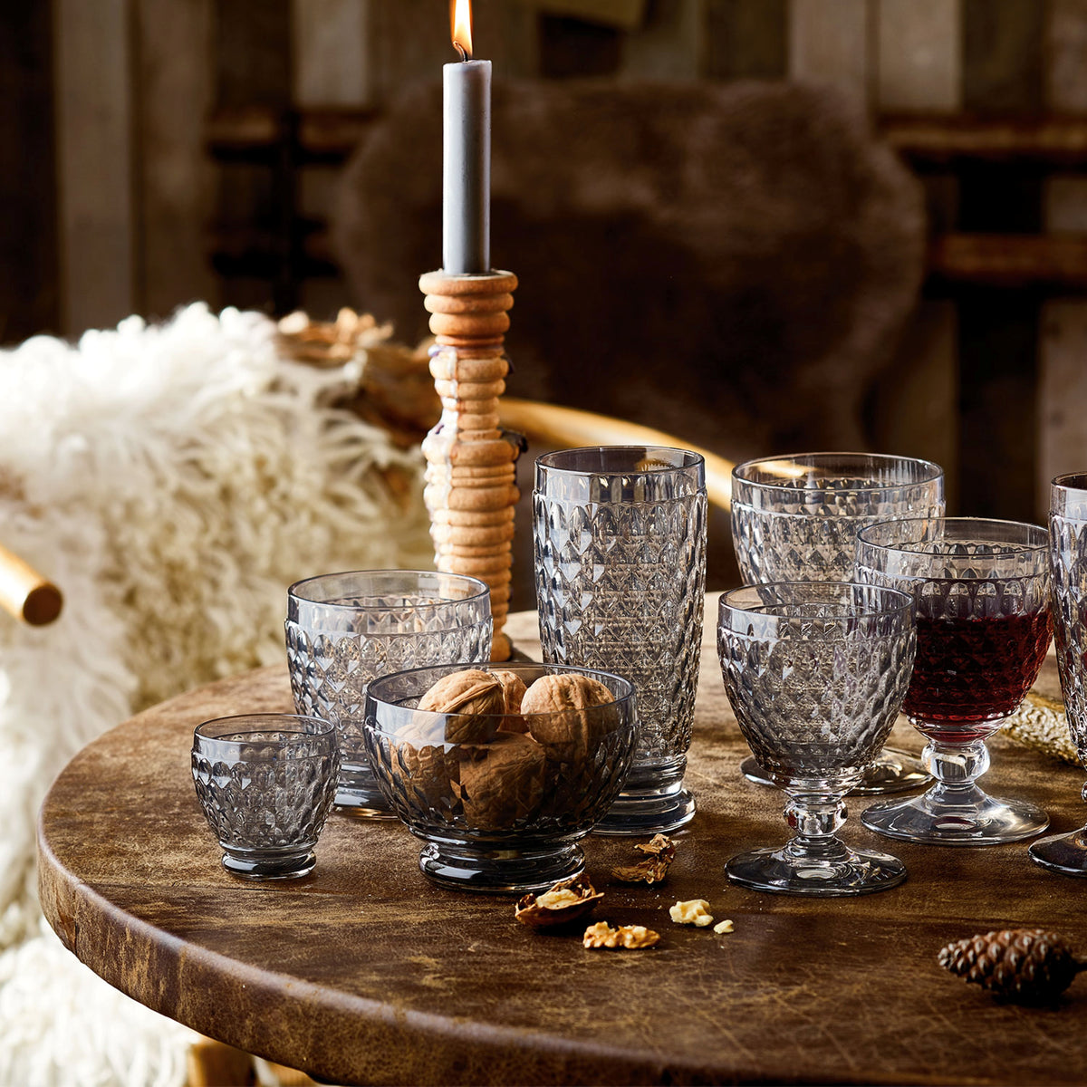 Boston Red wine glass