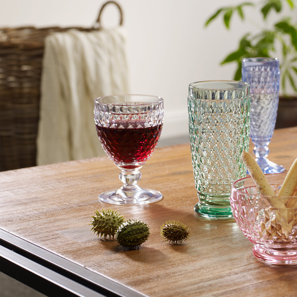 Boston Red wine glass