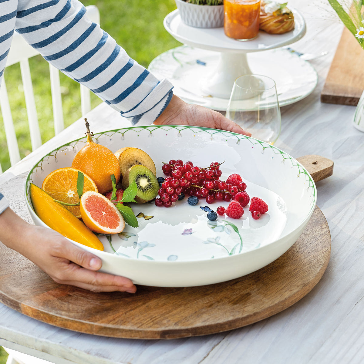 Colourful Spring Serving Bowl