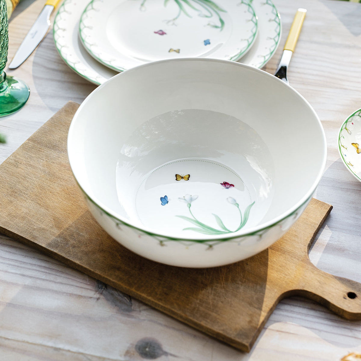 Colourful Spring Serving Bowl