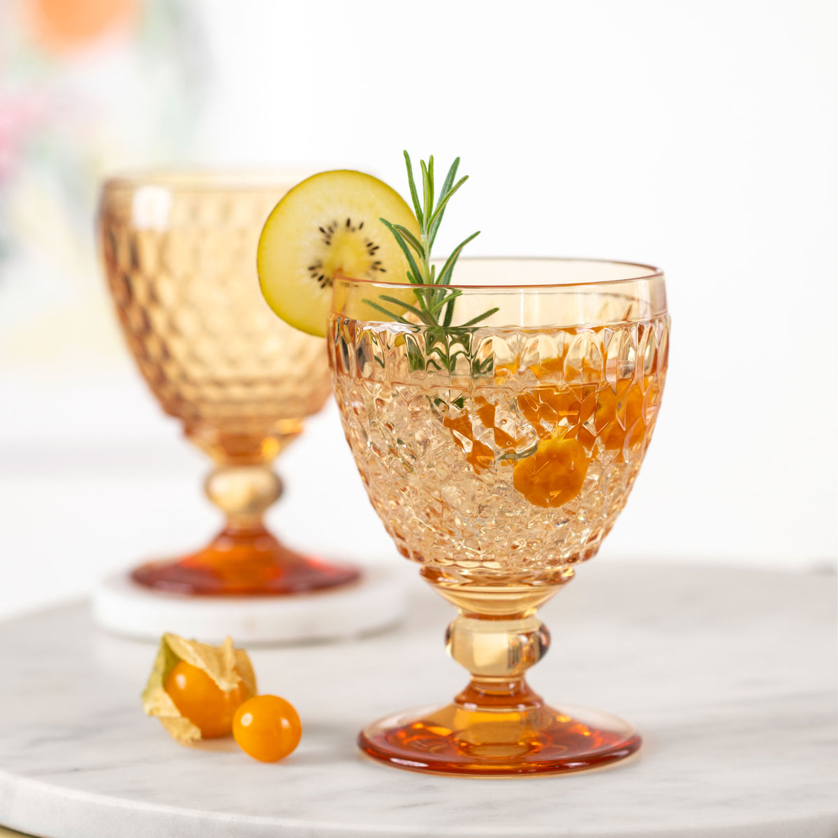 Boston Red wine glass
