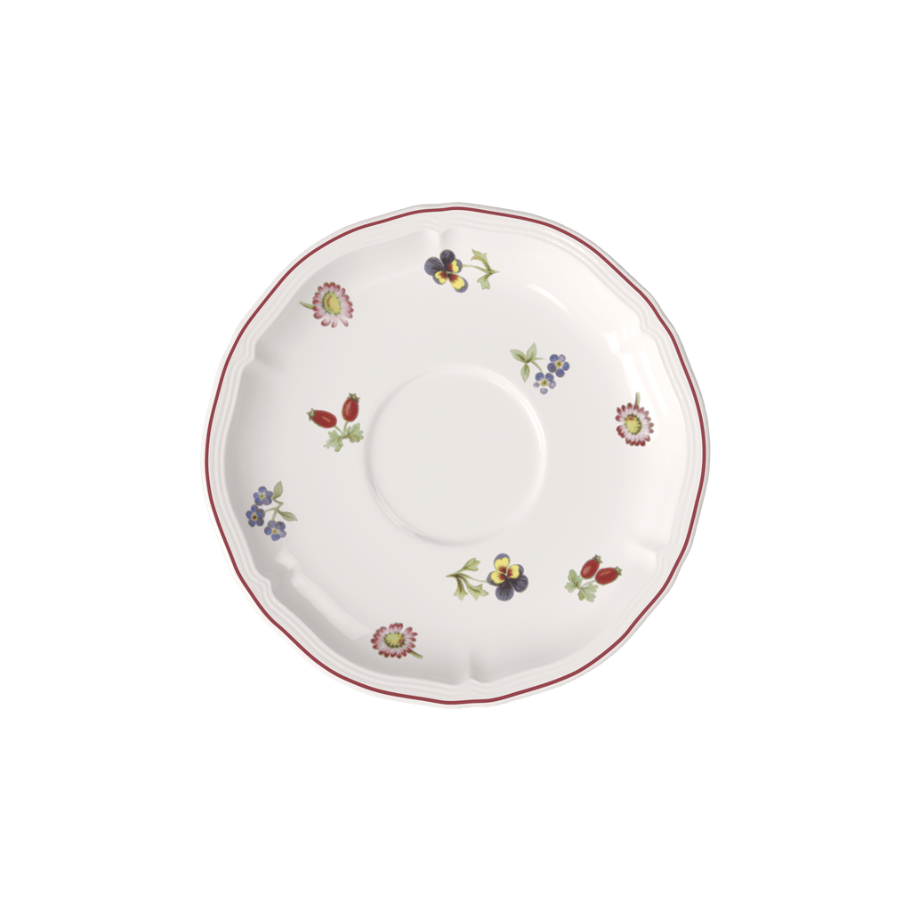 Petite Fleur White coffee cup saucer
