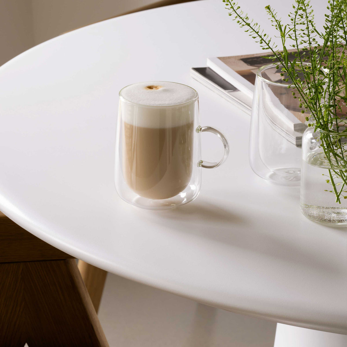 Artesano Latte glass with handle