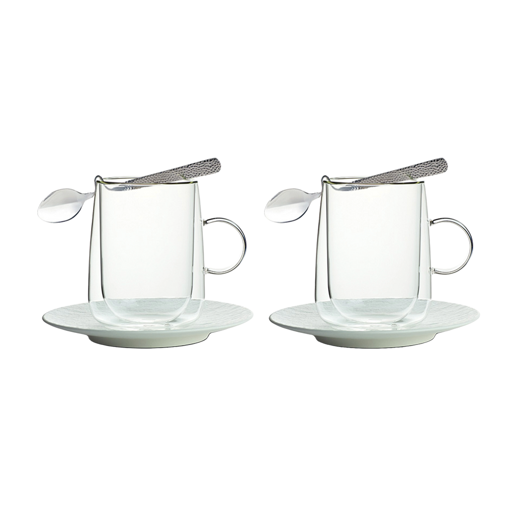 Manufacture Latte glass with handle