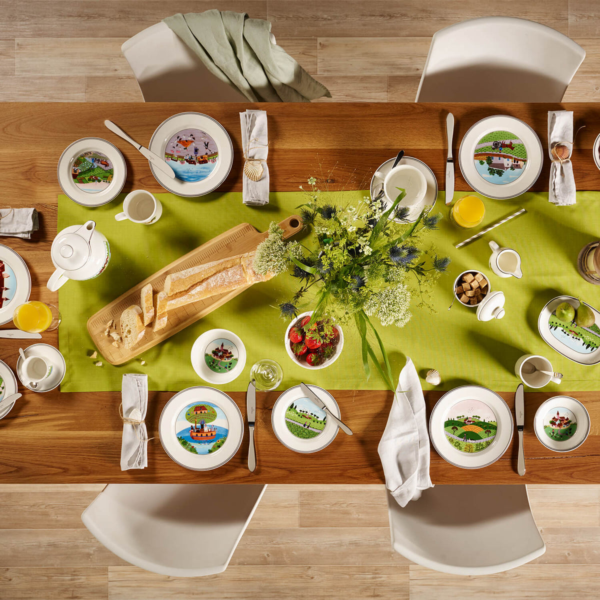 Design Naif Salad/ Dessert Plate