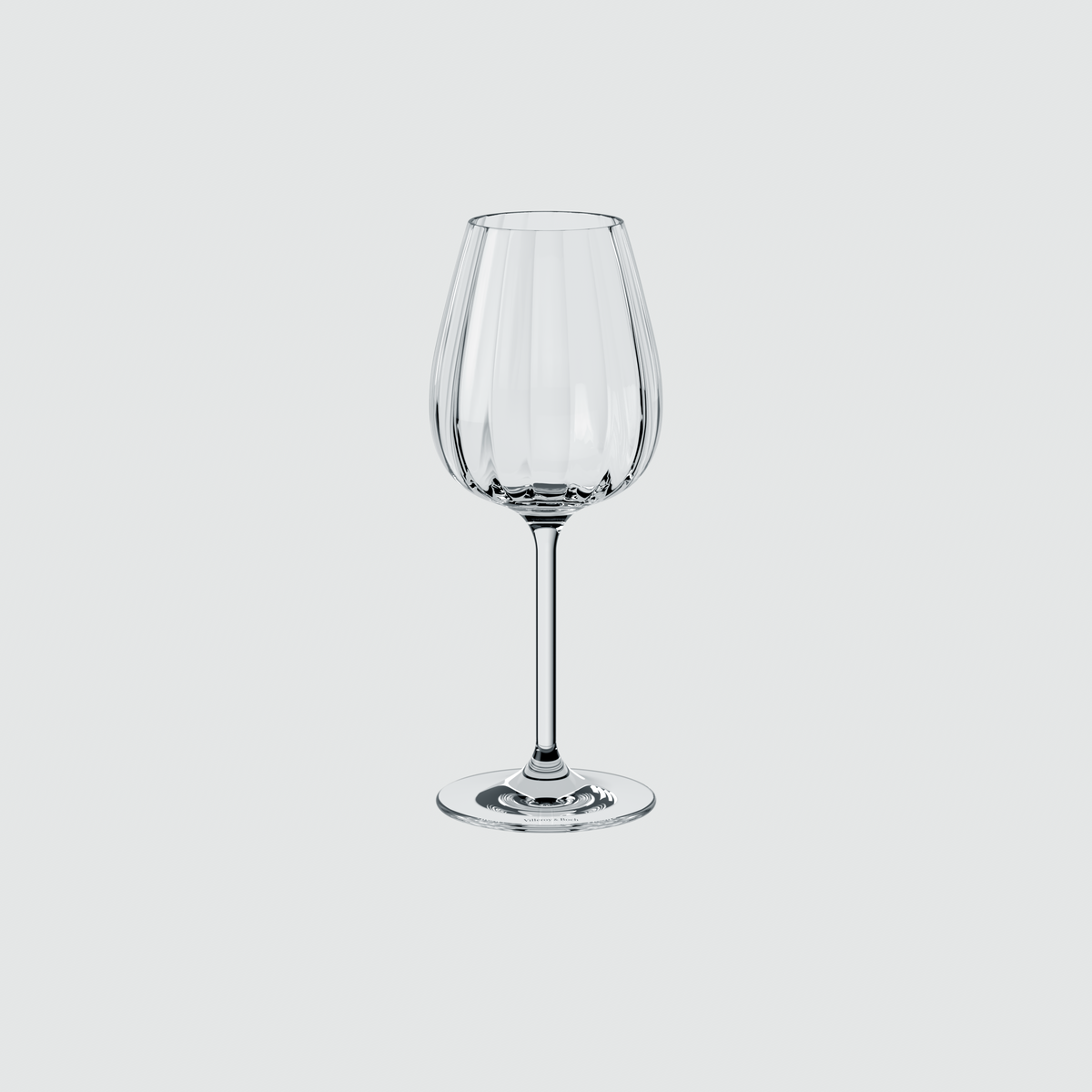 Rose Garden White wine glass