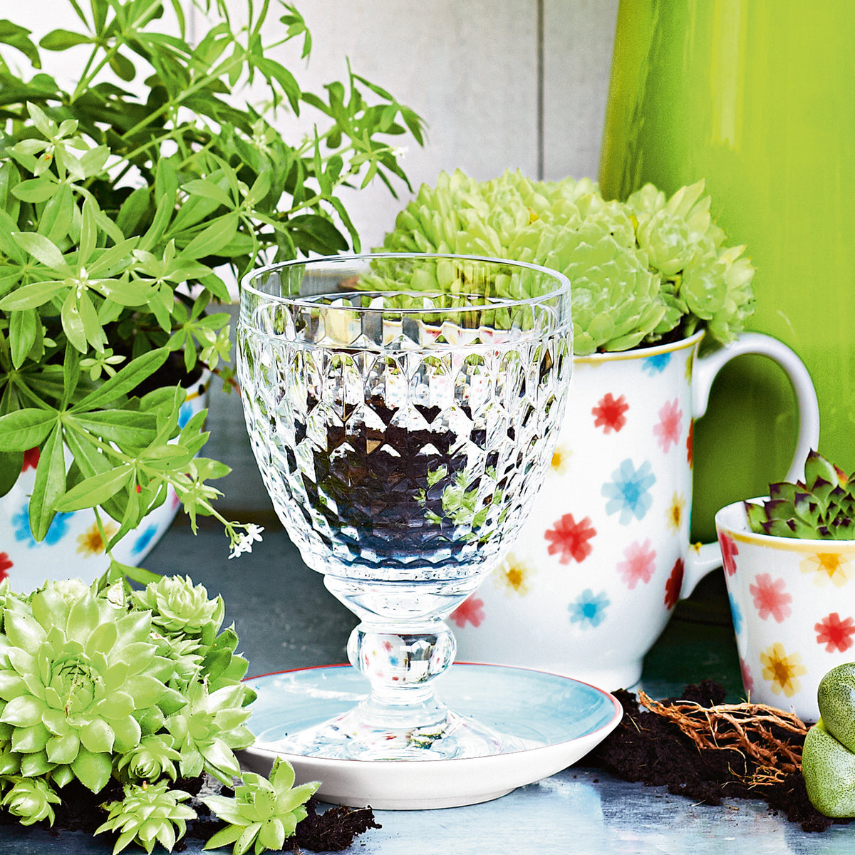 Boston Red wine glass
