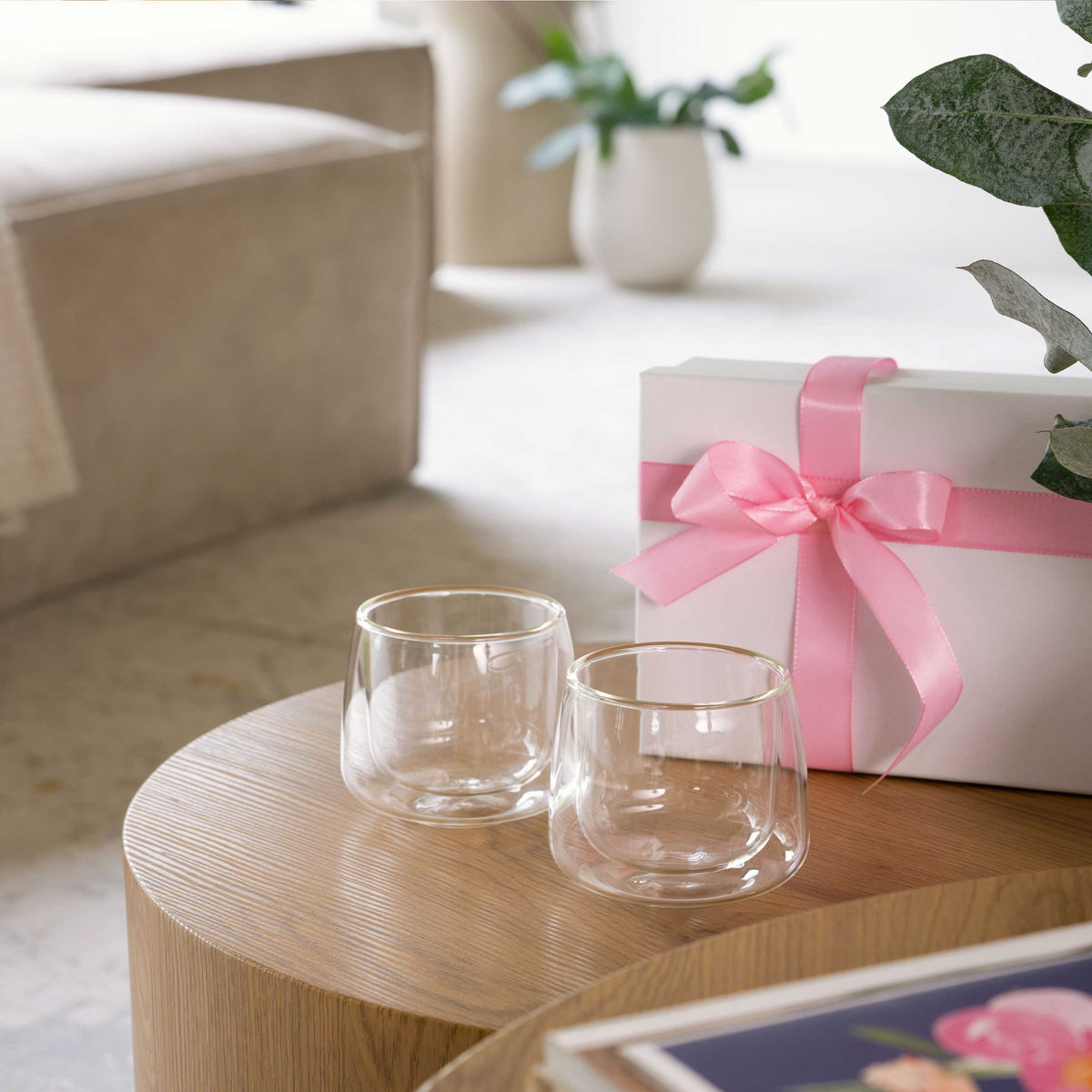 Artesano Glass coffee mug