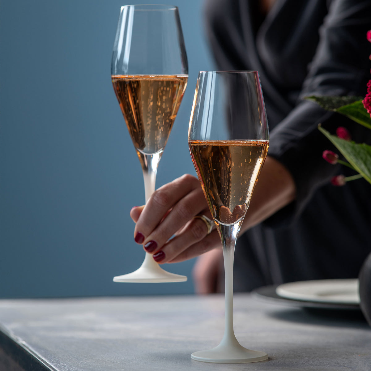 Manufacture Champagne glass