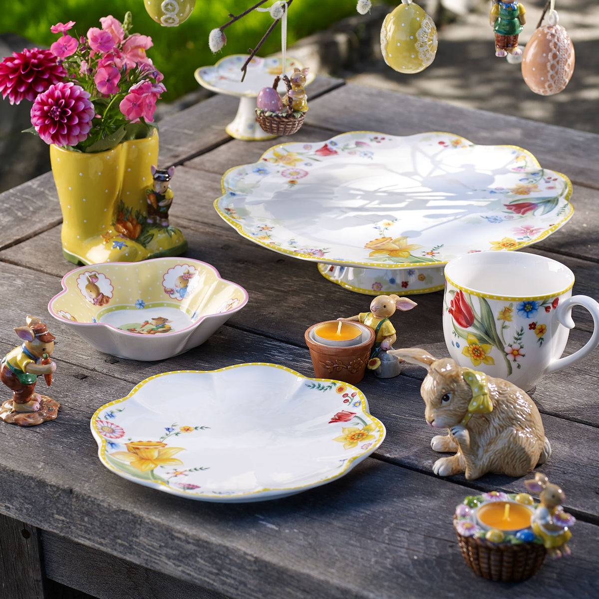 Spring Awakening Salad/ Dessert Plate