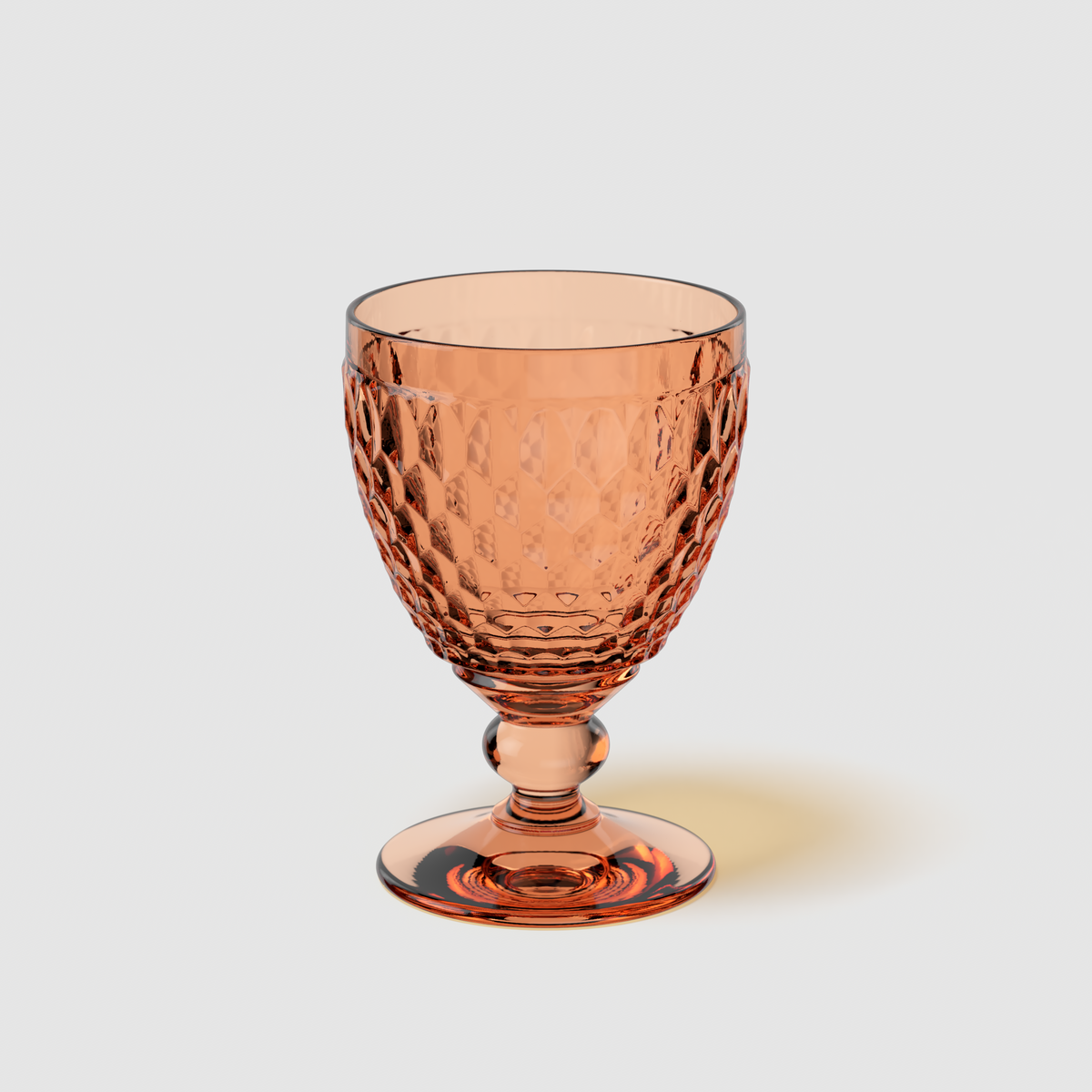 Boston Red wine glass