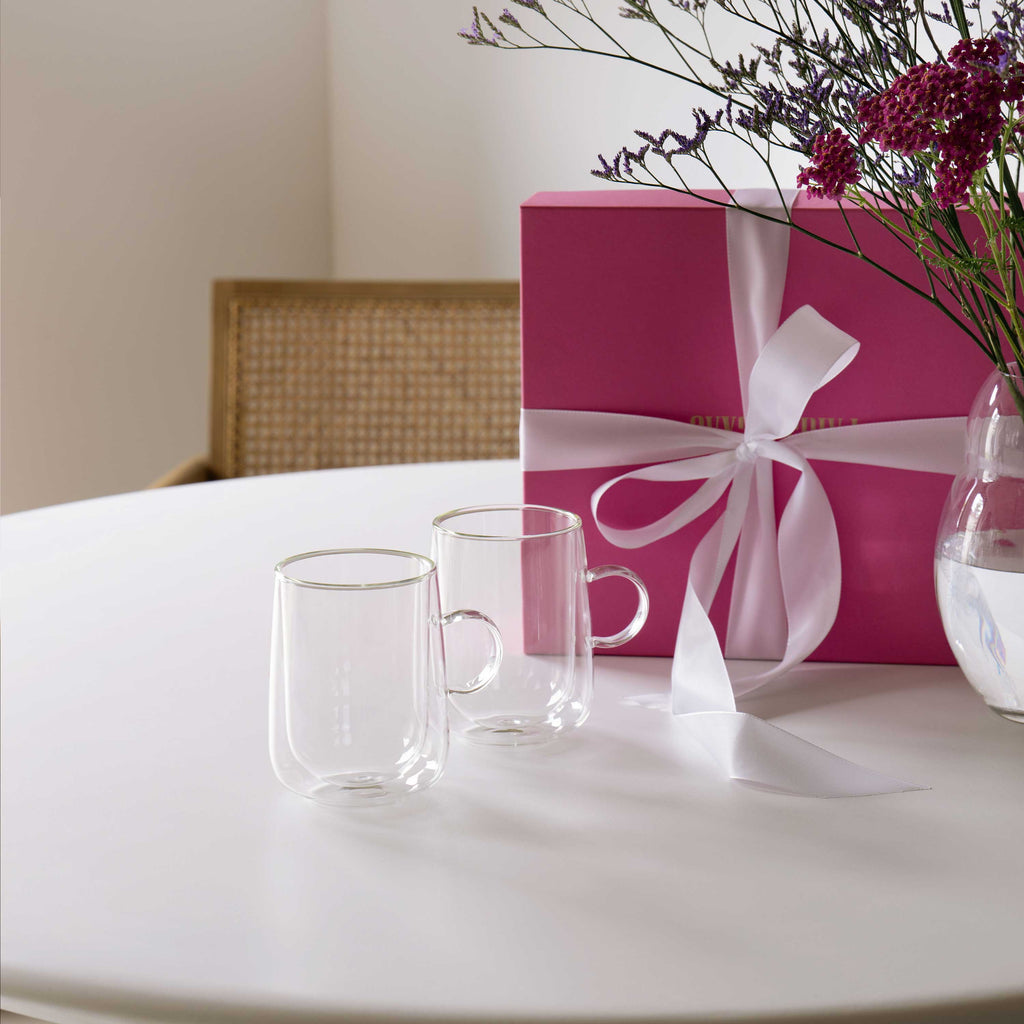 Artesano Latte glass with handle