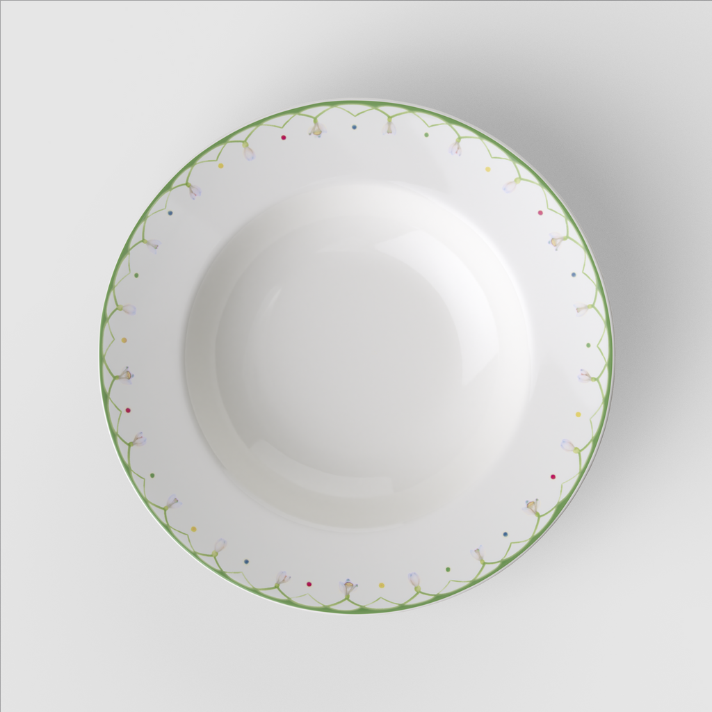 Colourful Spring Soup bowl