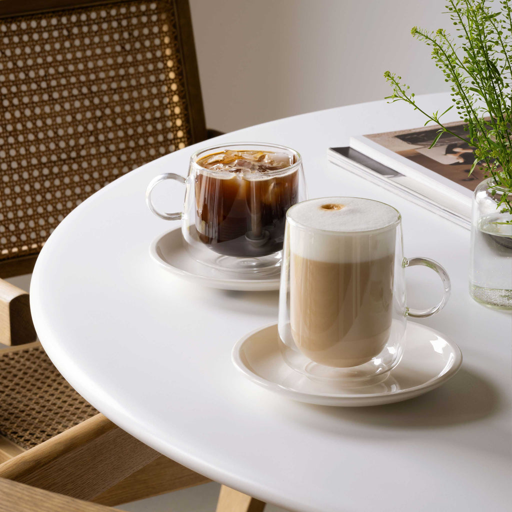 Artesano Latte glass with handle