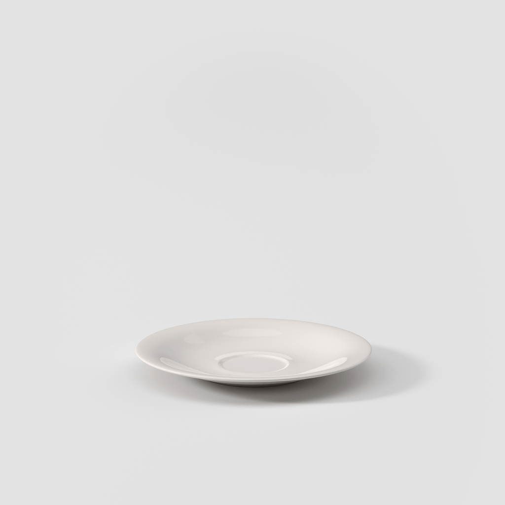 New Cottage White coffee cup saucer