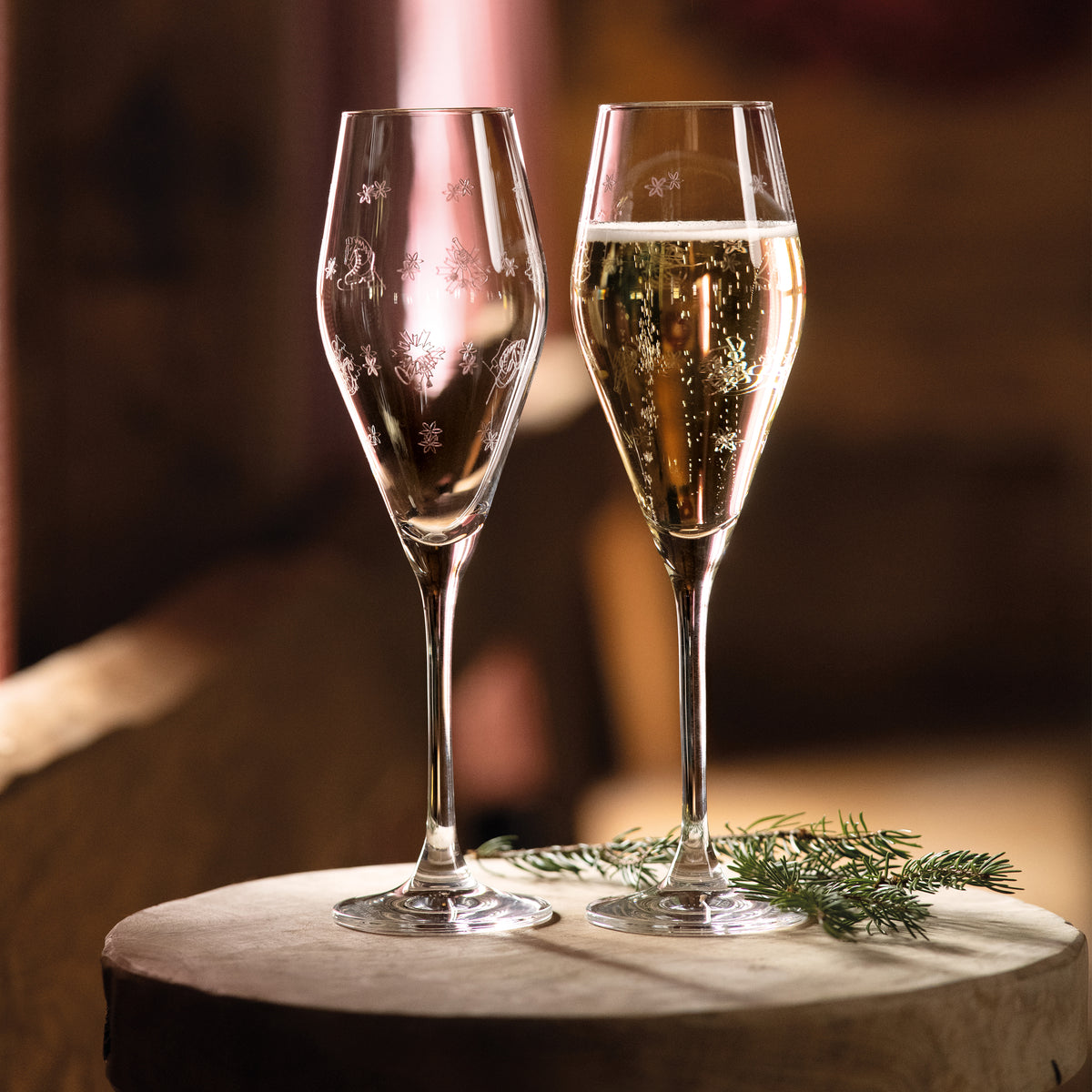 Toy's Delight Champagne glass