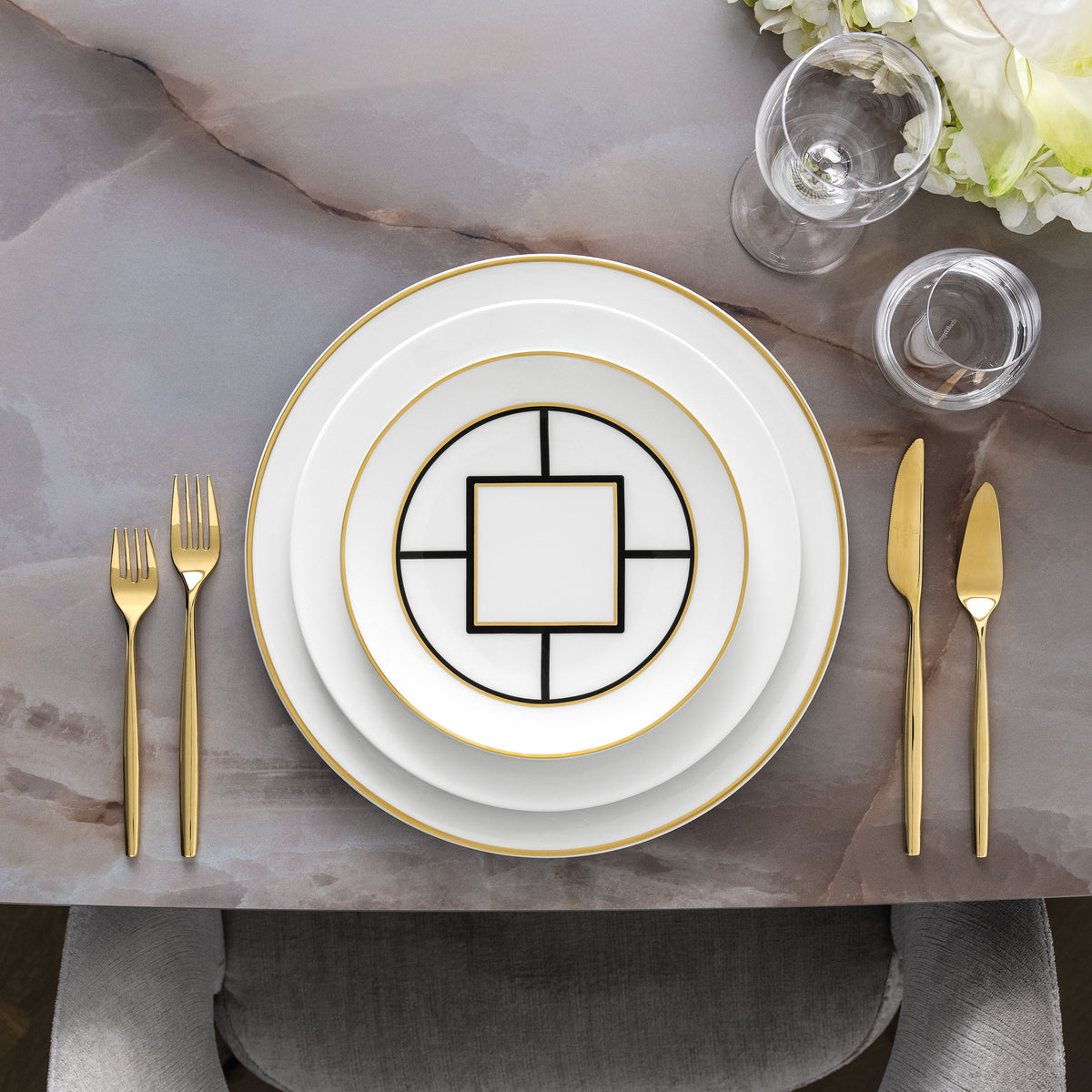 MetroChic Salad/ Dessert Plate
