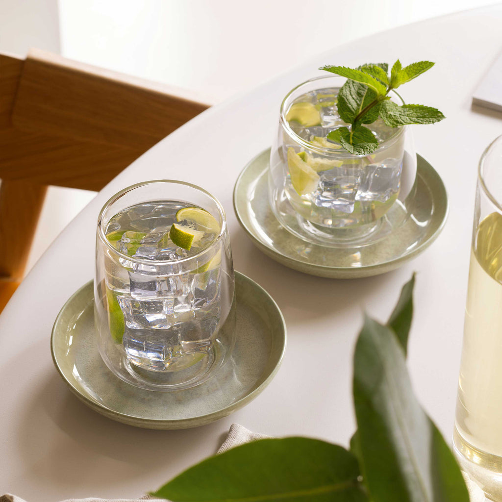 Artesano Glass coffee tumbler