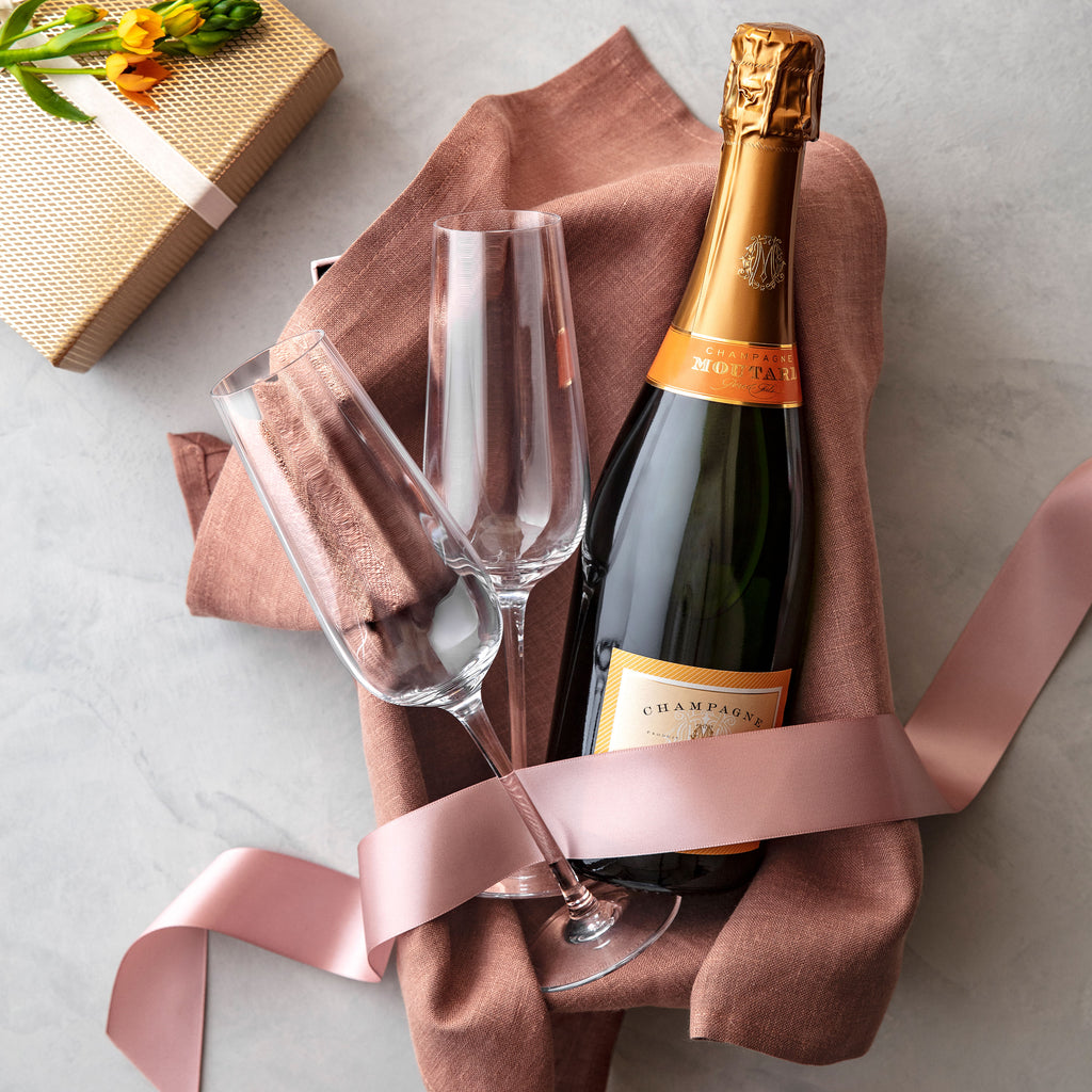 Rose Garden Champagne glass
